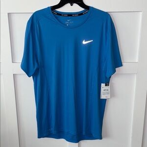 Nike Running Dri-Fit Short Sleeve Tee Athletic Performance UPF 40+ Large NWT